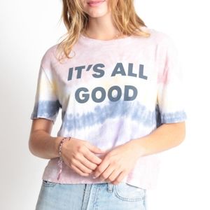 {Good hYOUman} New It's All Good Finny Tie Dye Tee